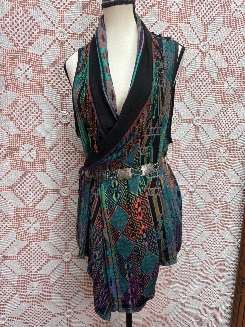 ANU Vintage Viscose Vest | Size L